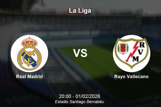 Nhận định Real Madrid vs Rayo Vallecano - La Liga: Bernabéu chờ bữa tiệc bàn thắng