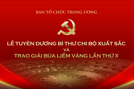 Tối 3/2: Trao giải Búa liềm Vàng lần thứ X năm 2025