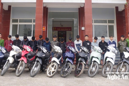 Sau tin báo, Công an phường nhanh chóng bắt giữ nhóm đối tượng trộm cắp
