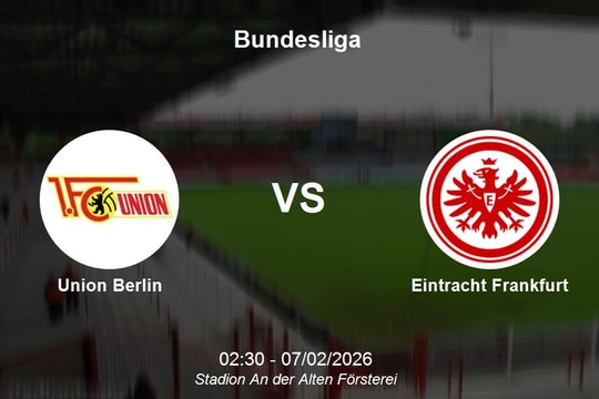 Nhận định Union Berlin vs Eintracht Frankfurt - Vòng 21 Bundesliga