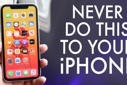 12 sai lầm mà nhiều người dùng iPhone mắc phải