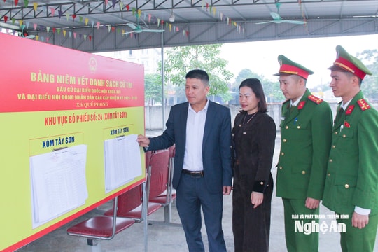 Nghệ An: Phát huy vai trò trung tâm Mặt trận Tổ quốc các cấp trong giới thiệu nhân sự ứng cử