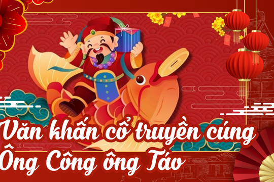 Văn khấn ông Công ông Táo năm 2026 chuẩn nhất