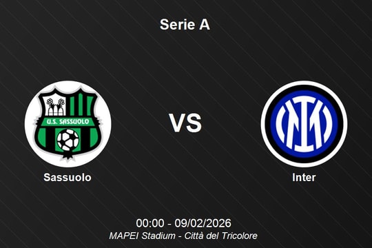 Nhận định Sassuolo vs Inter - Serie A: Thử thách cho ngôi đầu tại MAPEI Stadium