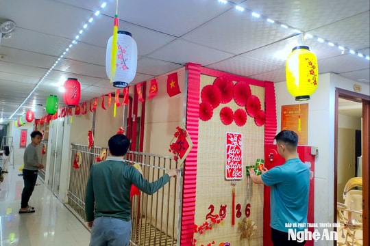 Từ thành thị đến nông thôn, Nghệ An đồng loạt chỉnh trang đón Tết 2026