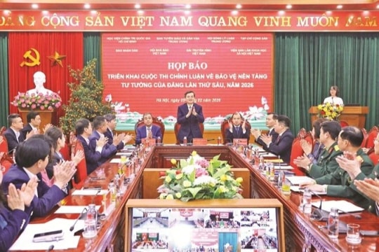Về việc triển khai 'Cuộc thi chính luận về bảo vệ nền tảng tư tưởng của Đảng lần thứ 6, năm 2026'