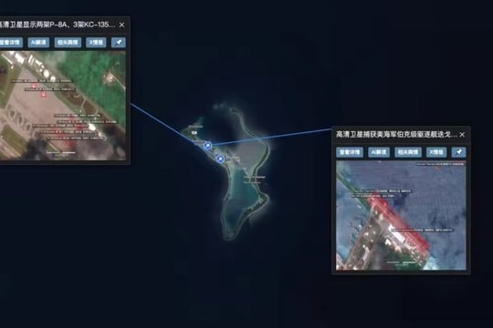 Ảnh vệ tinh căn cứ Diego Garcia: Mỹ triển khai khí tài đặc biệt sẵn sàng kịch bản tác chiến