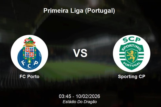 Nhận định FC Porto vs Sporting CP - Đại chiến vương quyền tại Primeira Liga