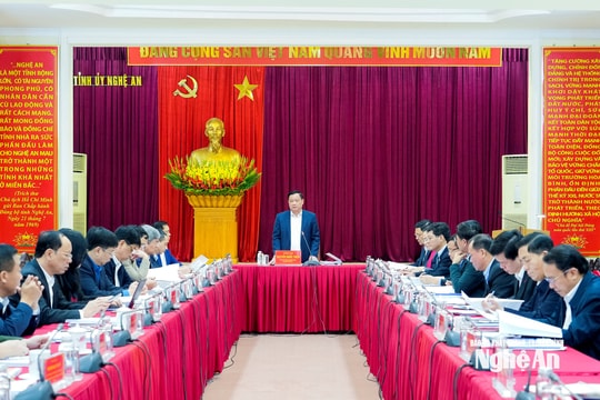 Thống nhất chủ trương đầu tư Dự án Tổ hợp chung cư, nhà ở xã hội tại phường Vinh Phú và phường Vinh Lộc