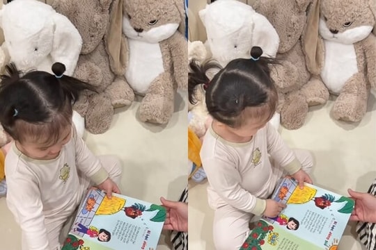 Con gái diễn viên Sam gây bất ngờ với khả năng nhận biết ở tuổi lên 2