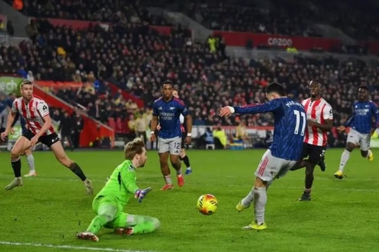 Arsenal hụt bước trước Brentford: Cú sốc phút 94 và dấu hỏi về tương lai Gabriel Martinelli