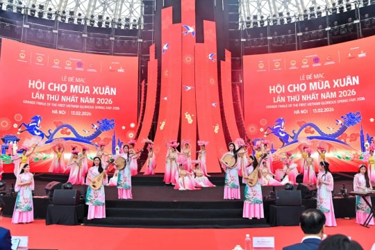 Trực tiếp lễ bế mạc Hội chợ Mùa Xuân 2026 trên VTV1: Dấu ấn văn hóa và thương mại Việt
