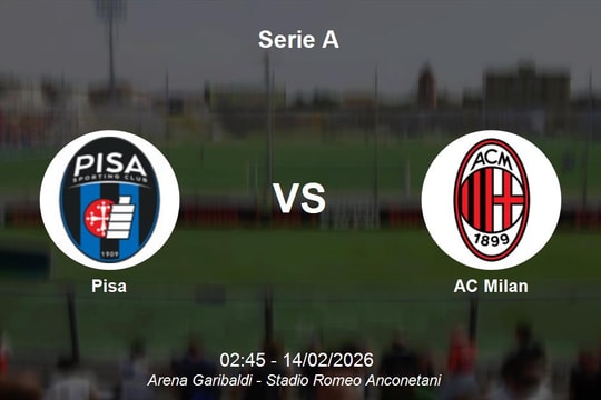 Nhận định Pisa vs AC Milan - Serie A: Thử thách cho tham vọng vô địch