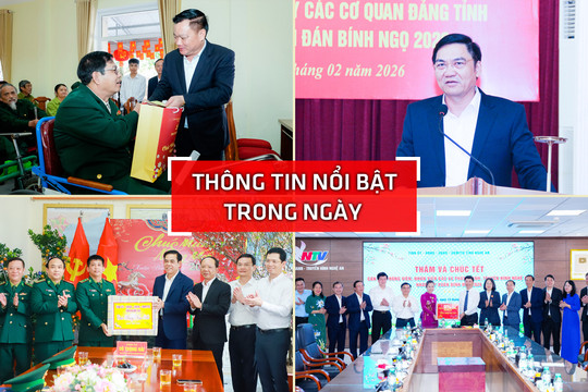 Nghệ An: Thông tin nổi bật ngày 13/2
