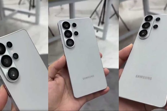 Galaxy S26 Ultra lộ diện phiên bản màu trắng với thiết kế bo tròn tinh tế