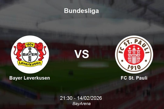 Nhận định Bayer Leverkusen vs FC St. Pauli - Bundesliga: BayArena là điểm tựa