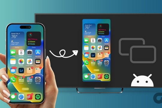 Cách phản chiếu màn hình iPhone lên tivi Samsung, Sony, LG đơn giản nhất