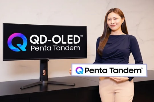 Samsung ra mắt Penta Tandem OLED: Công nghệ 5 lớp giúp màn hình sáng hơn và bền gấp đôi