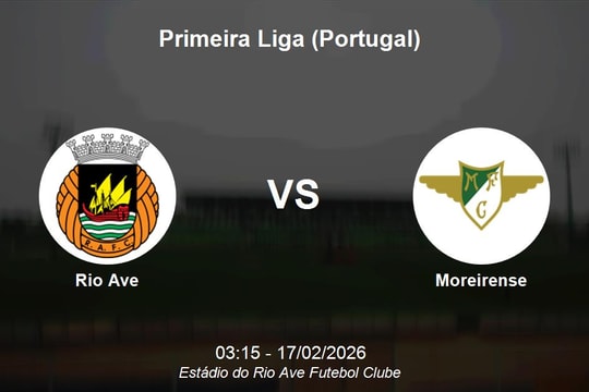 Nhận định Rio Ave vs Moreirense - Giải VĐQG Bồ Đào Nha