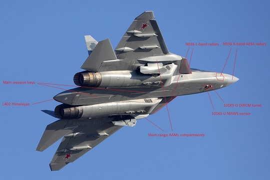 Nga nâng cấp hệ thống phòng thủ quang điện tử độc đáo cho tiêm kích Su-57M