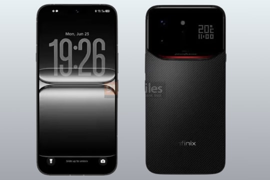 Lộ ảnh Infinix Note 60 Ultra: Camera 200MP, pin 7.000 mAh và màn hình phụ độc lạ