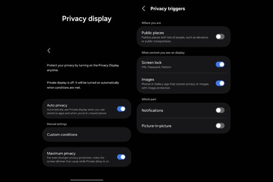 Samsung Galaxy S26 Ultra lộ diện tính năng Privacy Display chống nhìn trộm