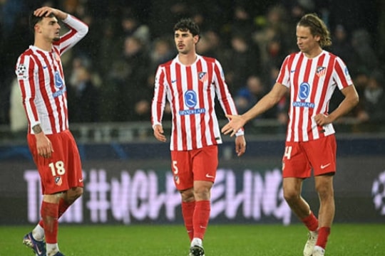 Atletico Madrid đánh rơi chiến thắng sau màn rượt đuổi 6 bàn kịch tính với Club Brugge