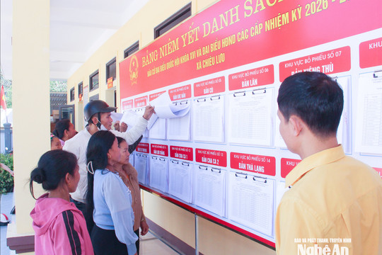 Danh sách chi tiết 140 người ứng cử đại biểu HĐND tỉnh Nghệ An khoá XIX, nhiệm kỳ 2026 - 2031