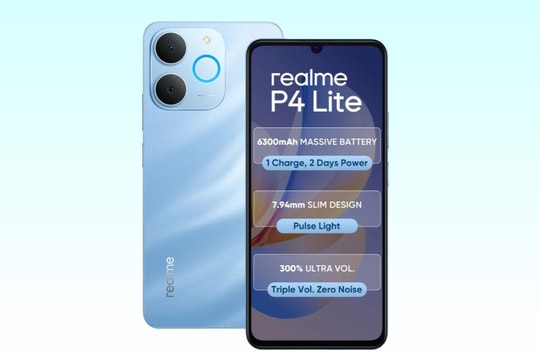 realme P4 Lite 4G ra mắt: Pin 6,300mAh, đạt độ bền quân đội, giá chỉ từ 2.85 triệu đồng