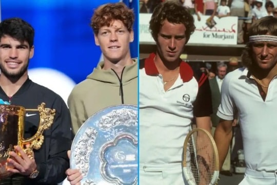 Sinner và Alcaraz: Kỷ nguyên đối đầu 'lửa và băng' định hình lại tennis thế giới