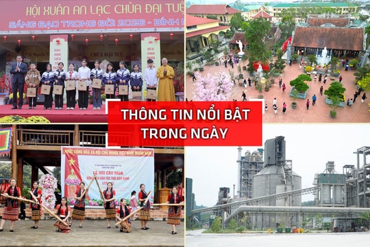 Nghệ An: Thông tin nổi bật ngày 21/2