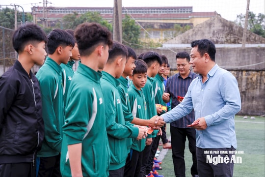 U15 Sông Lam Nghệ An II xuất quân dự vòng loại U15 Quốc gia 2026
