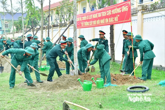 Bộ Chỉ huy Quân sự tỉnh phát động Tết trồng cây đời đời nhớ ơn Bác Hồ Xuân Bính Ngọ 2026