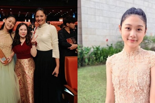 Con gái Hoa hậu Hương Giang và ca sĩ Lưu Hương Giang: Thế hệ Alpha tài năng và cao gần 1,8m