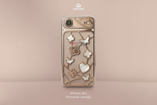 iPhone Air phiên bản Caviar khảm vàng 24k và xà cừ có giá gần 300 triệu đồng