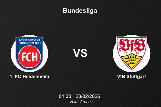 Nhận định 1. FC Heidenheim vs VfB Stuttgart: Cơ hội bứt phá cho đội khách tại Bundesliga