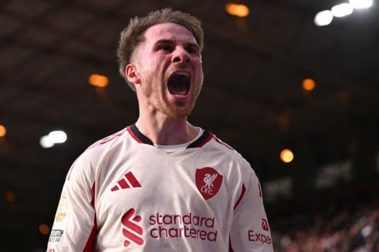 Mac Allister ghi bàn phút 90+7 giúp Liverpool thắng nghẹt thở Nottingham Forest