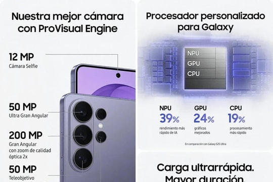 Lộ diện tài liệu quảng cáo Galaxy S26 Ultra: Pin 31 giờ và tính năng màn hình riêng tư mới