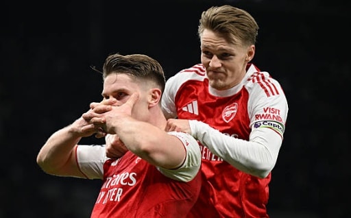 Arsenal đè bẹp Tottenham 4-1: Eze và Gyokeres lập cú đúp tại derby Bắc London