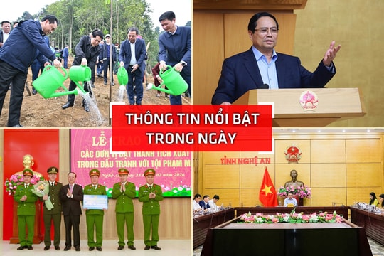 Nghệ An: Thông tin nổi bật ngày 23/2