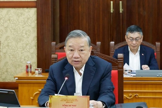 Tổng Bí thư Tô Lâm: Tuyệt đối không xảy ra tình trạng du Xuân kéo dài, lơ là nhiệm vụ
