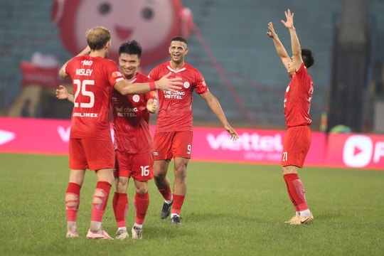 Thể Công Viettel 1-0 Nam Định: Nhật Nam tỏa sáng, nhà vô địch lún sâu vào khủng hoảng