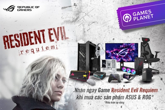 Sắm linh kiện Asus và ROG tại Phong Vũ nhận ngay code game Resident Evil Requiem