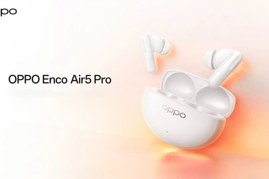OPPO Enco Air 5 Pro ra mắt: Khử tiếng ồn 55dB, Bluetooth 6.0 và pin ấn tượng 54 giờ