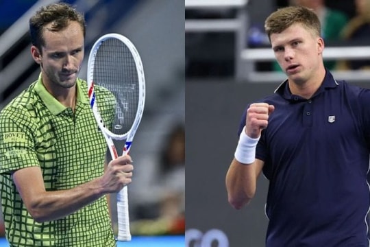 Tứ kết Dubai Tennis 2026: Medvedev thị uy sức mạnh, sao trẻ Mensik gây bão