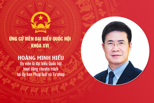 Tiểu sử ứng cử viên Đại biểu Quốc hội khóa XVI Hoàng Minh Hiếu
