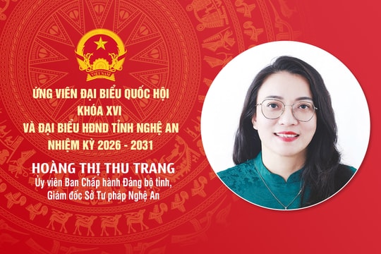 Tiểu sử ứng cử viên Đại biểu Quốc hội khóa XVI Hoàng Thị Thu Trang