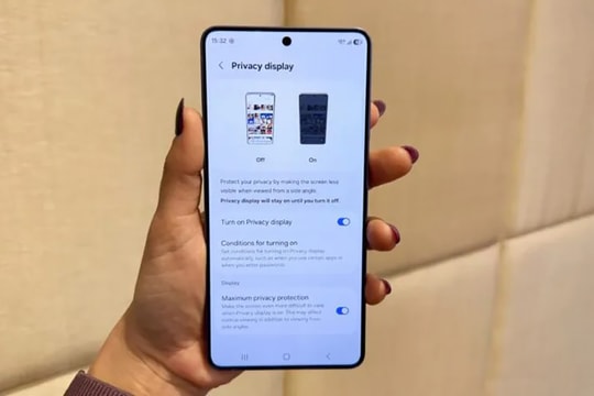 Privacy Display trên Galaxy S26 Ultra: Giải pháp bảo mật màn hình thông minh hơn miếng dán riêng tư