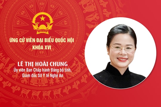 Tiểu sử ứng cử viên Đại biểu Quốc hội khóa XVI Lê Thị Hoài Chung