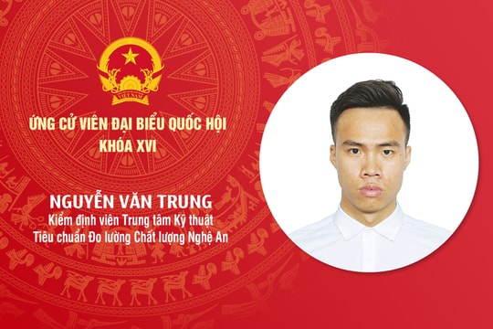 Tiểu sử ứng cử viên Đại biểu Quốc hội khóa XVI Nguyễn Văn Trung